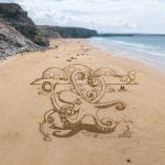 Eden Project and renowned sand artists highlight the magic of nature in fleeting 100m anamorphic artwork